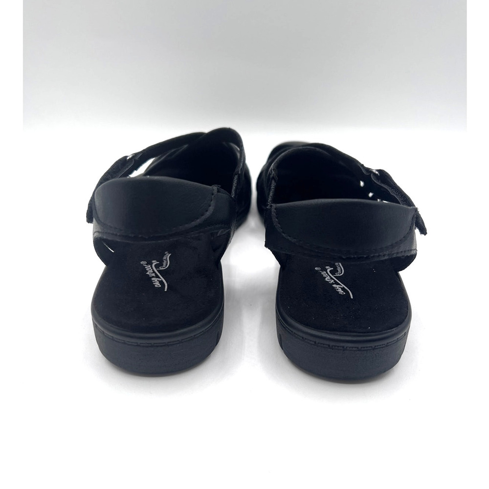 EASY STREET CASUAL 'GARRETT' COMFORT FLATS BLACK WOMENS 10M NEW - Picture 6 of 12